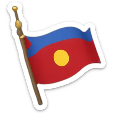 Rom gypsy flag sticker