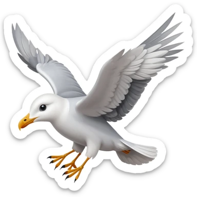 Seagull
Apple emoji style. sticker