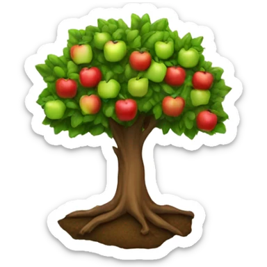 I want an apple tree for the presentation sticker