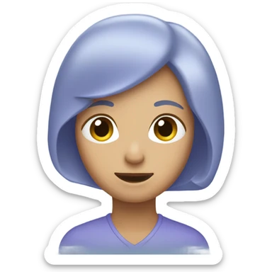 Recolor this 🔒 emoji  Periwinkle color  sticker