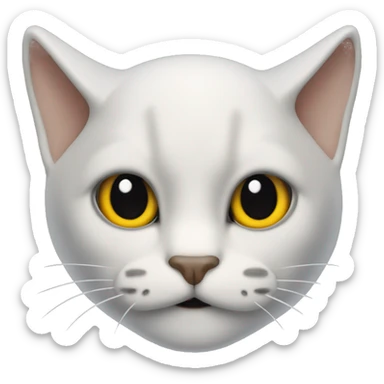 Cat looking like Maynard James Keena from band Tool in 1996 sticker