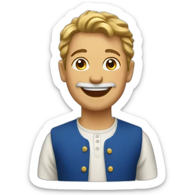 happy french sticker