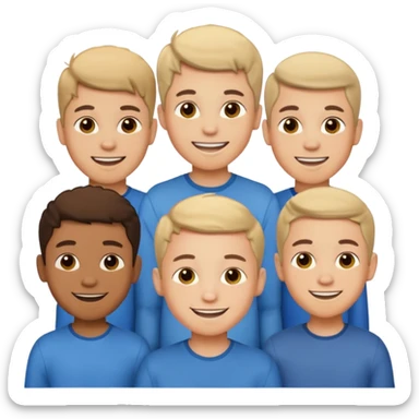 Create an emoji for the group named The BOYz. sticker