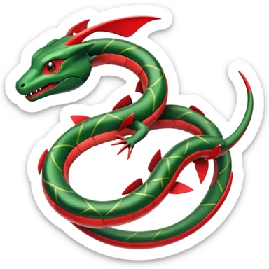 Pokemon  legendary Rayquaza sticker