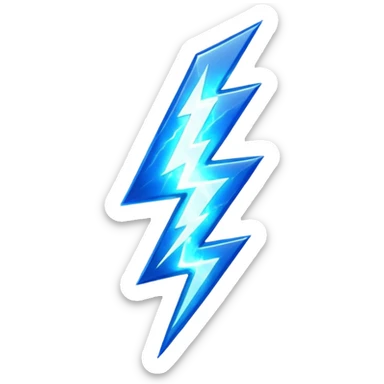 Can u generate a blue verification mark with lightning aura around it? sticker