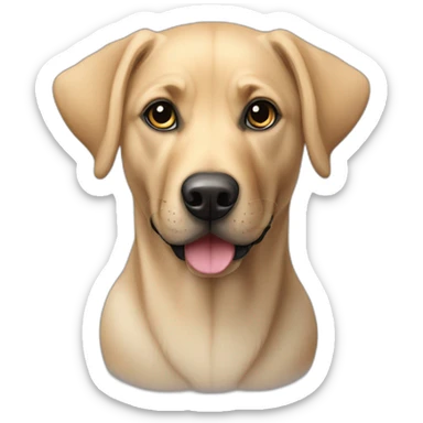 labrador crossed with beauceron gothic sticker