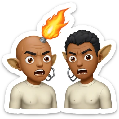 Groove battle black Mexican alien crashed on a white atmosphere insanity torture planet with another black Mexican alien fighting to the death with grooves?! Part 3: The War. idk who died, which means I don’t know who got revived either. But it is a war which means there are thousands, if not millions, of black (and even white) Mexican aliens. Dropping with only shockwaves, blowing up ears and heads with decibels! If the team loses, they just die. No more second or third chances. As such yappatory galonies, let the battle begin! sticker