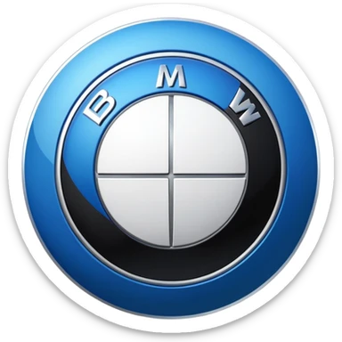 Bmw car logo sticker