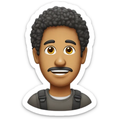 Milanesa cartoon sticker