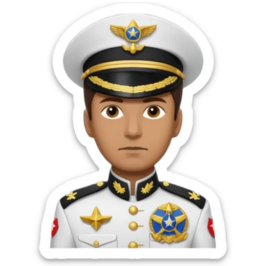 spaceship admiral sticker