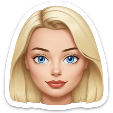 Maggot Robbie with blue eyes sticker