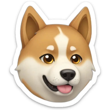 Siba inu cry sticker