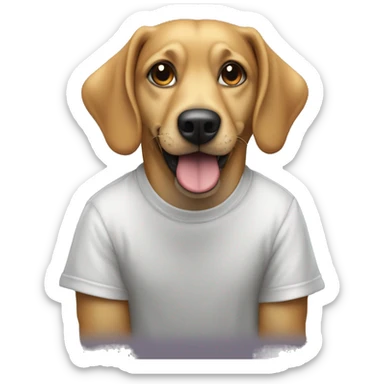 A hacker dog wearing Tubo Racng 39 t-shirt sticker