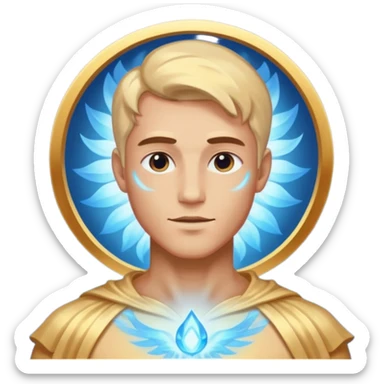 A man with aura sticker