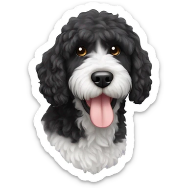 Portuguese water dog  sticker