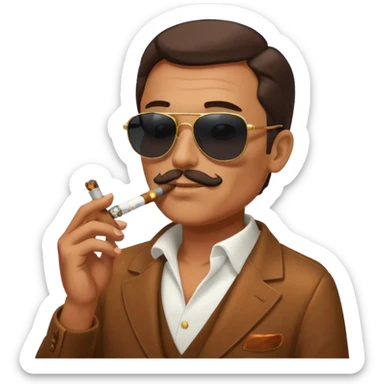 😎 with cigara sticker