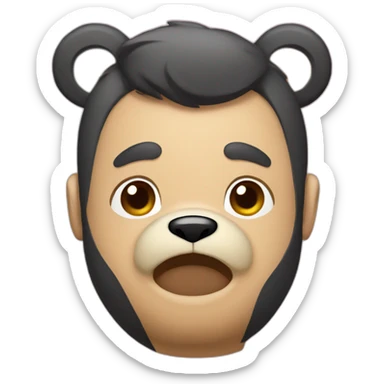 gay bear, asian sticker
