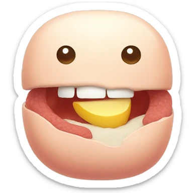 Big, healthy gut sticker