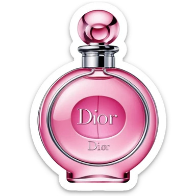Pink Dior perfume  sticker