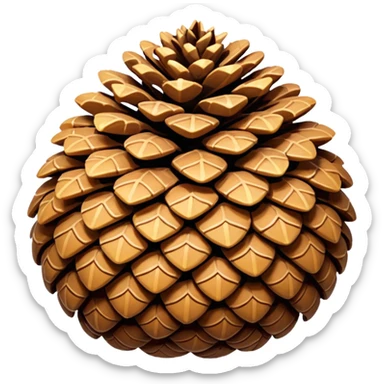 Pine cones sticker