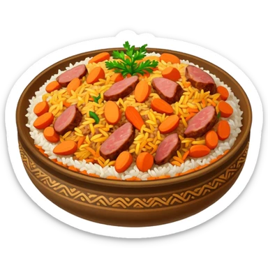 uzbek plov sticker