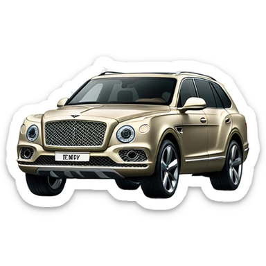 bentley suv sticker