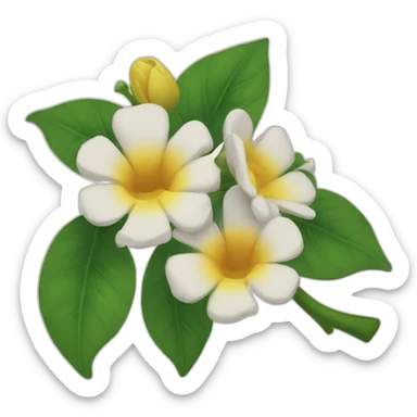 Arpa con flores sticker