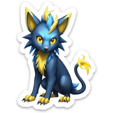 Manectric-Luxray-hybrid-creature sticker