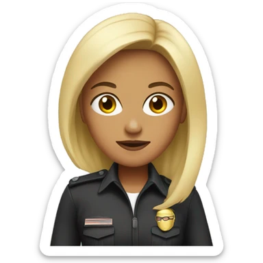 Girl bodyguard  sticker