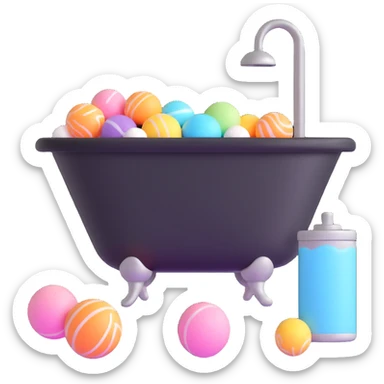 AVON bath set with bubble bath, bath bombs, and bath salts sticker