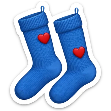 Pair of socks of different colors  sticker