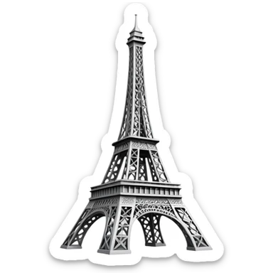 Eiffel Tower landmark sticker