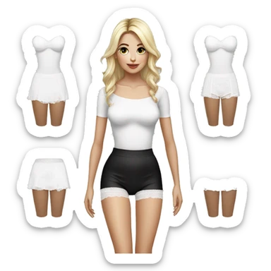 full-body-white-knickers-white-stockings-black-skirt sticker