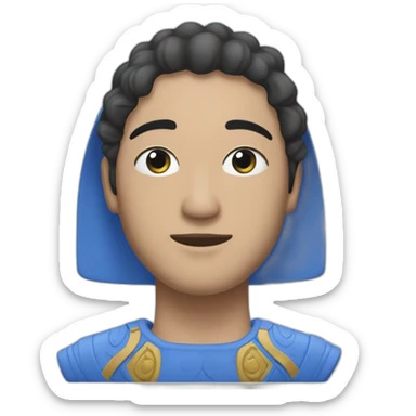 Tres círculos azule sticker