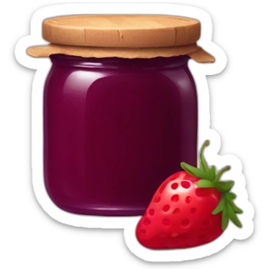 homemade jam sticker