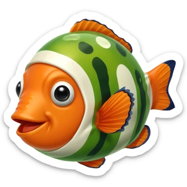 Ball of Goos with Clownfish  sticker