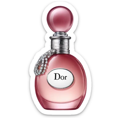 Dior perfume bottle sticker