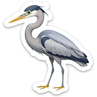  bird heron sticker