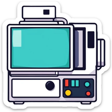 1980s X-ray equipment sticker