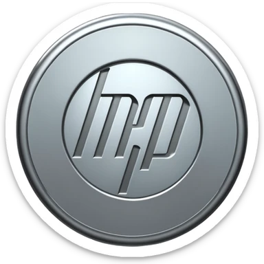 Hp logo sticker