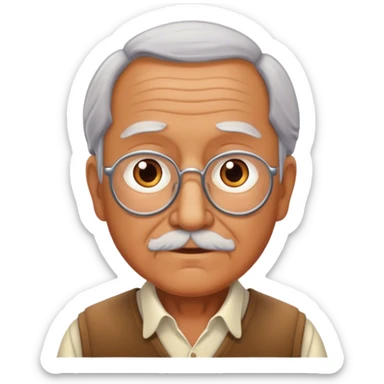 a grandpa storyteller sticker