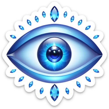 I want an emoji to use for mental wellness in a mystical setting. I want to reference an object that symbolizes a clarity seeker sticker