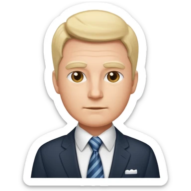 AN UNCLE with a tie in business clothes sticker