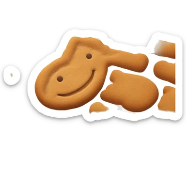 a single speculoos cookie sticker