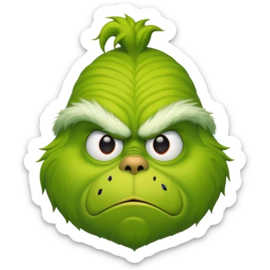 The grinch sticker
