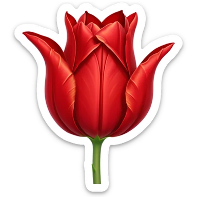 wilted tulip flower sticker