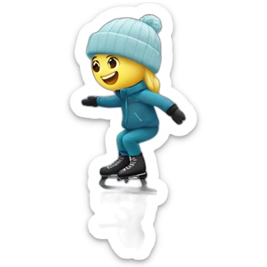 Patinoire sticker