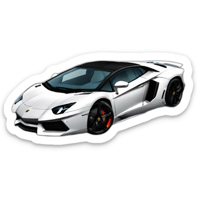 Lamborghini aventador sticker