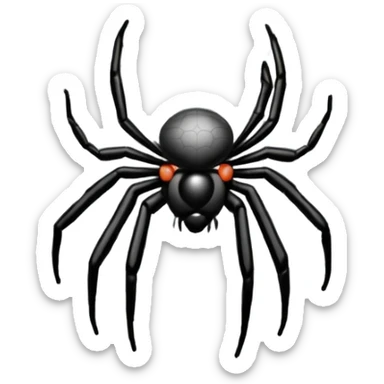 spider web nest sticker