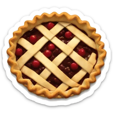 Pie sticker